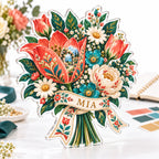 Personalized acrylic plaque with an example name set into the artwork, digital preview