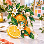 Personalized acrylic plaque with an example name set into the artwork, digital preview