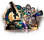 Artwork visualization: Science teacher — appreciation gift, personalized MIA, subject-shaped acrylic with printed optical 3D depth; not carved relief.