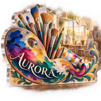 Artwork visualization: Art teacher — appreciation gift, personalized AURORA, subject-shaped acrylic with printed optical 3D depth; not carved relief.